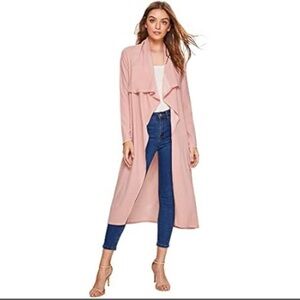 HONEY Women’s Maxi Belted Waterfall Duster